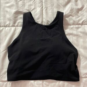 Athleta High Neck Black Tank Top